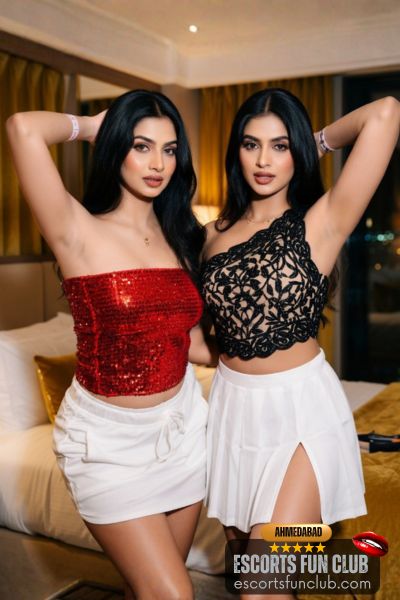Pooja and Kavya duo escort Prahlad Nagar Ahmedabad