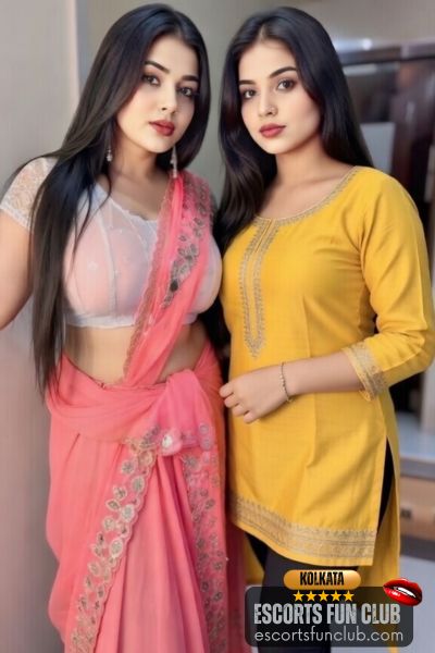 Radhika & Varsha top rated duo escorts Alipore Kolkata